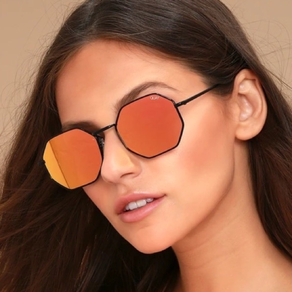 Quay Australia On a Dime Mirrored Sunglasses